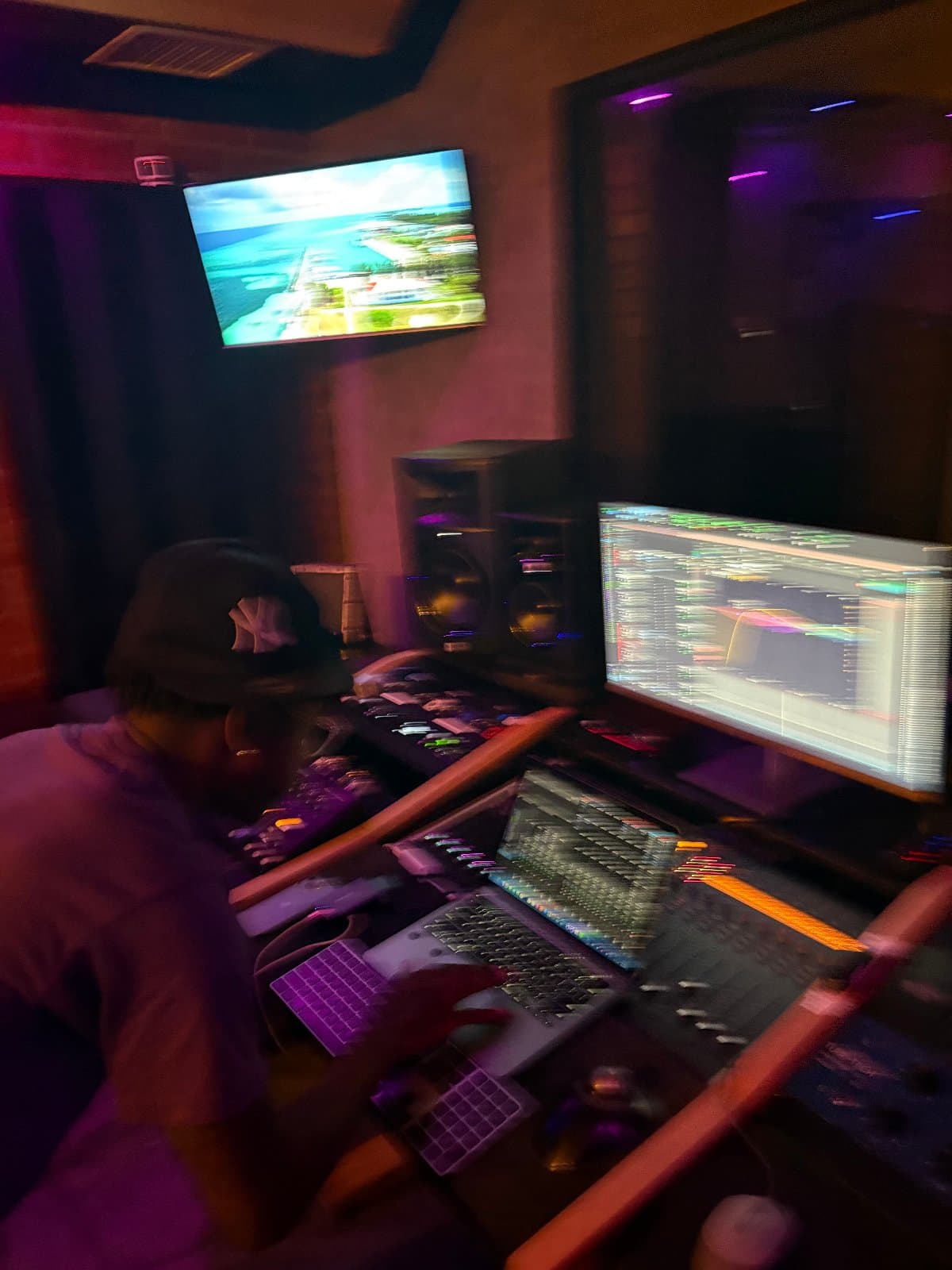 Omari "OHMMARI" Johnson, recording engineer at Weddington Studios